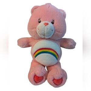 VTG 2002 Care Bears Talking Cheer Bear Plush Play Along 13" Y2K Works